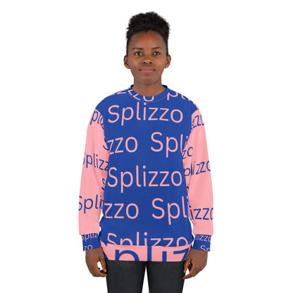 Trendy Unisex Sweatshirt with 'Splizzo' Print - Comfortable and Stylish for Everyday Wear