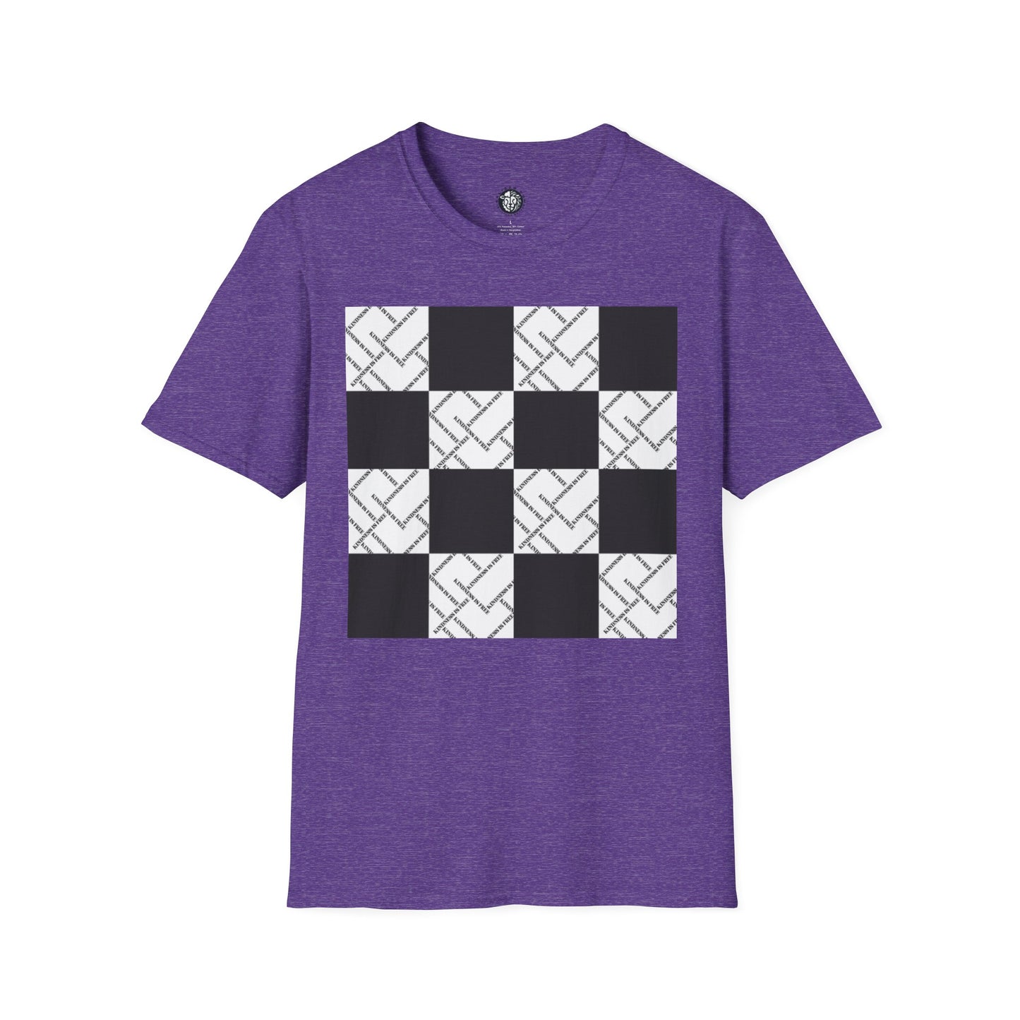 Modern Minimalist Checkerboard Unisex Softstyle T-Shirt