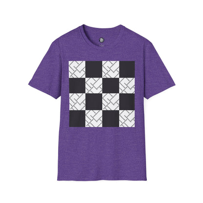 Modern Minimalist Checkerboard Unisex Softstyle T-Shirt