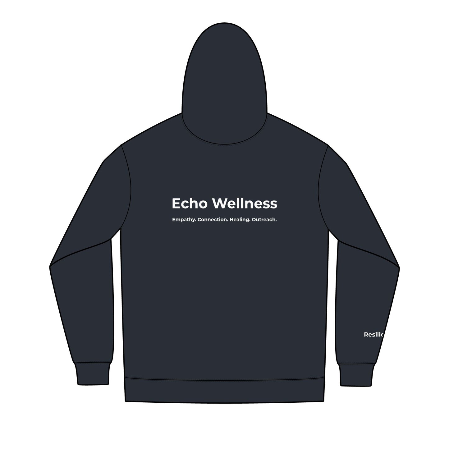 Men's Eco-Friendly Full-Zip Hoodie | Casual, Cozy, Motivational, Perfect for Wellness, Sustainable Fashion