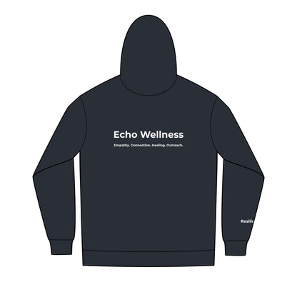 Men's Eco-Friendly Full-Zip Hoodie | Casual, Cozy, Motivational, Perfect for Wellness, Sustainable Fashion