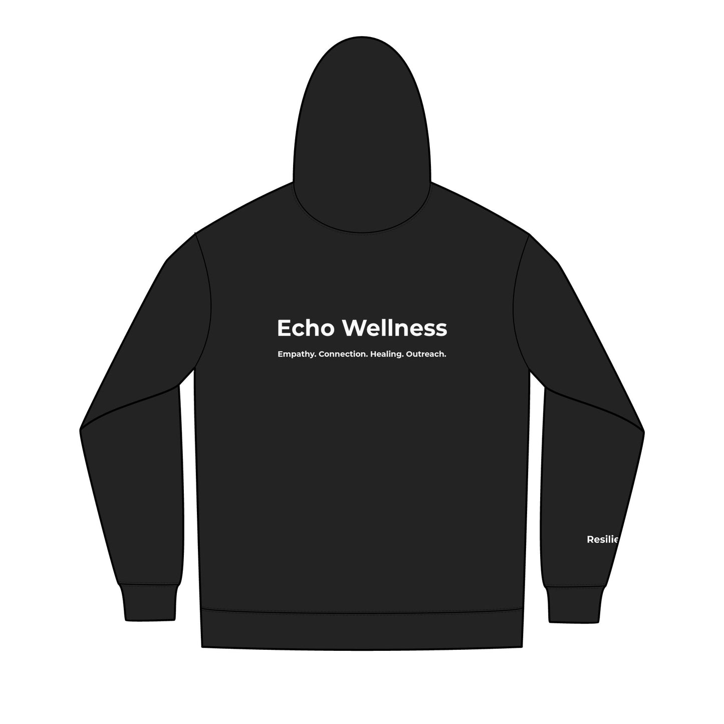 Men's Eco-Friendly Full-Zip Hoodie | Casual, Cozy, Motivational, Perfect for Wellness, Sustainable Fashion