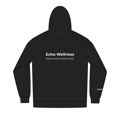 Men's Eco-Friendly Full-Zip Hoodie | Casual, Cozy, Motivational, Perfect for Wellness, Sustainable Fashion
