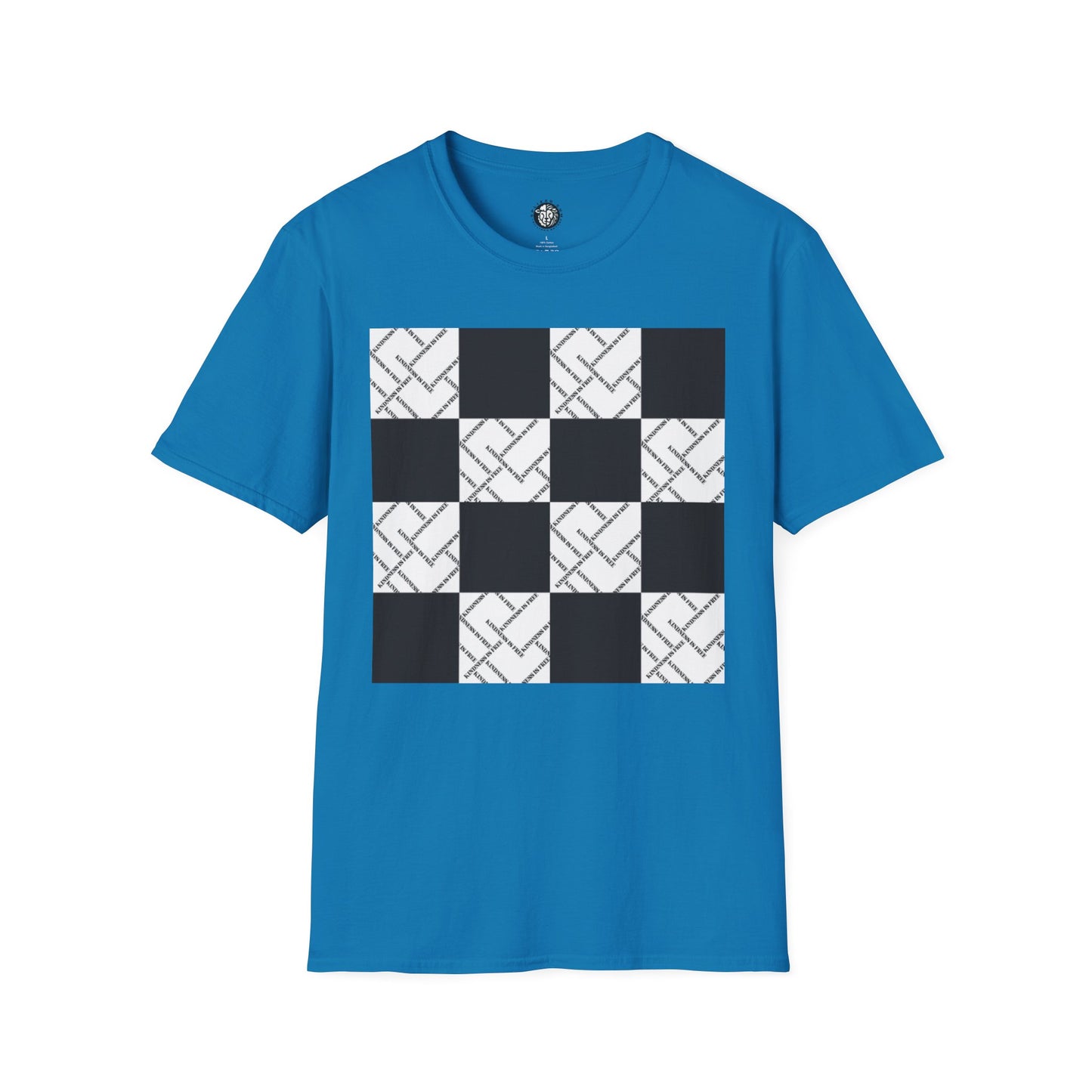 Modern Minimalist Checkerboard Unisex Softstyle T-Shirt