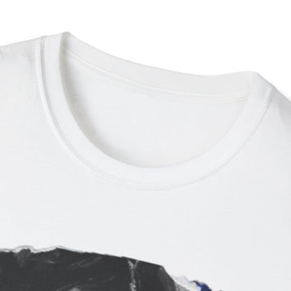 The Duality of Living with Anxiety T-shirt Blue Face