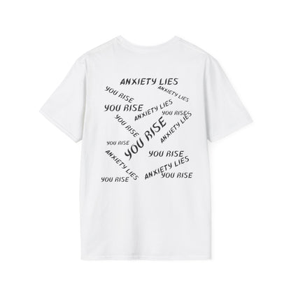 Splizzo Anxiety Lies II You Rise T-shirt