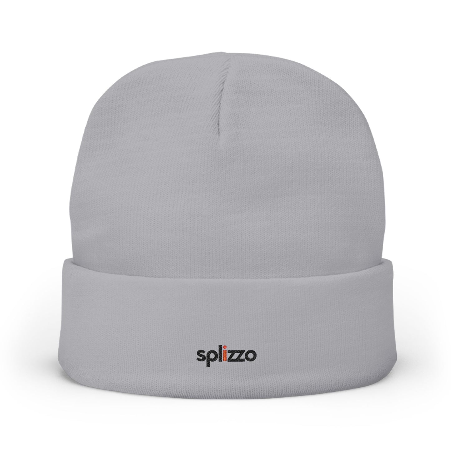 Embroidered 'splizzo' Knit Beanie — Cozy Casual Winter Hat
