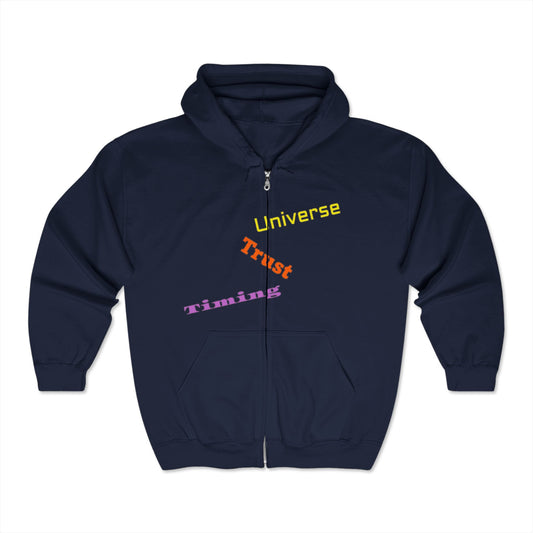 The Universe Knows Zip-Up Hoodie