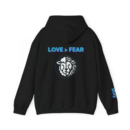 LOVE > FEAR Splizzo Hoodie