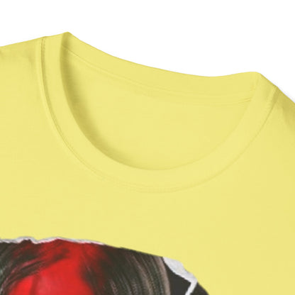 The Duality of Living with Anxiety T-shirt Red Face