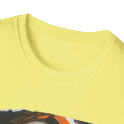 The Duality of Living with Anxiety T-shirt Orange Face