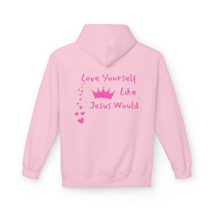 Inspirational Love Hoodie - Love Yourself Like Jesus Would
