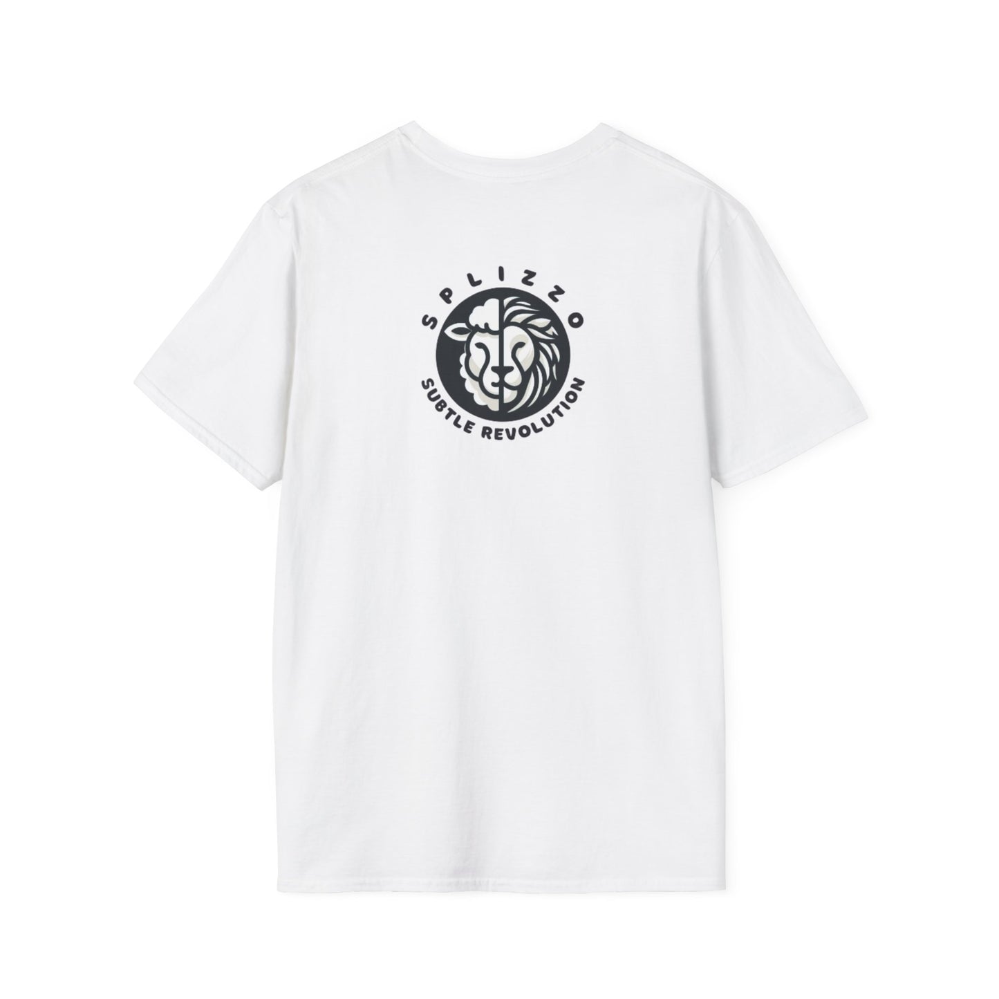 The Duality of Living with Anxiety T-shirt Blue Face