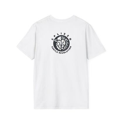 The Duality of Living with Anxiety T-shirt Blue Face