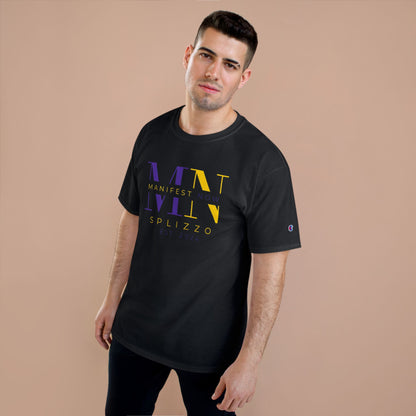 Manifest Now Champion T-Shirt - Empowering Graphic Tee for a Positive Mindset