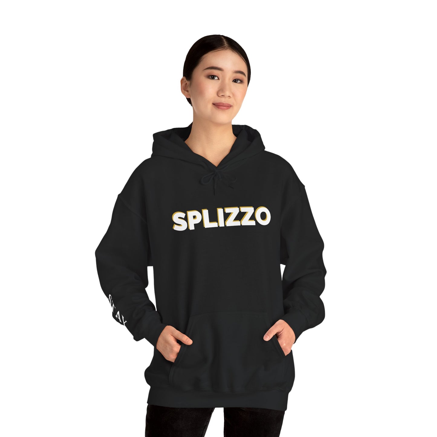 Comfort Is Fear In A Tuxedo Splizzo Hoodie