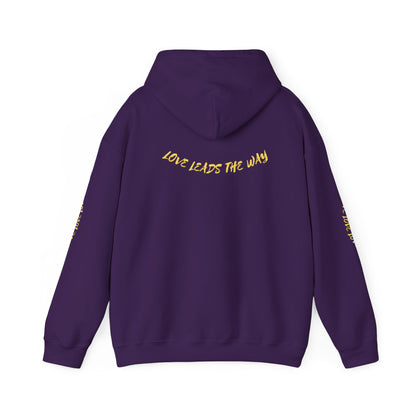 Unisex Heavy Blend™ Hooded Sweatshirt - "Lead with Your Heart" Inspirational Pullover