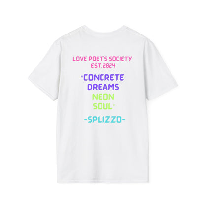 Neon Soul Unisex Softstyle T-Shirt - Love Poet's Society Vintage Tee