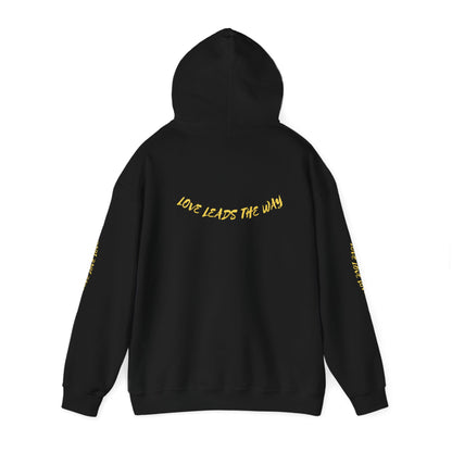 Unisex Heavy Blend™ Hooded Sweatshirt - "Lead with Your Heart" Inspirational Pullover
