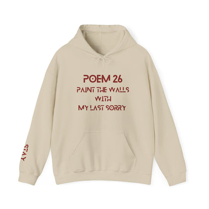 Poem 26 Paint The Walls Splizzo Hoodie